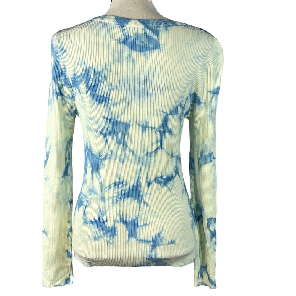 INC International Concept X-Large Sweater Long Sleeve Keyhole Cut-Out Tie-Dye - Picture 4 of 8